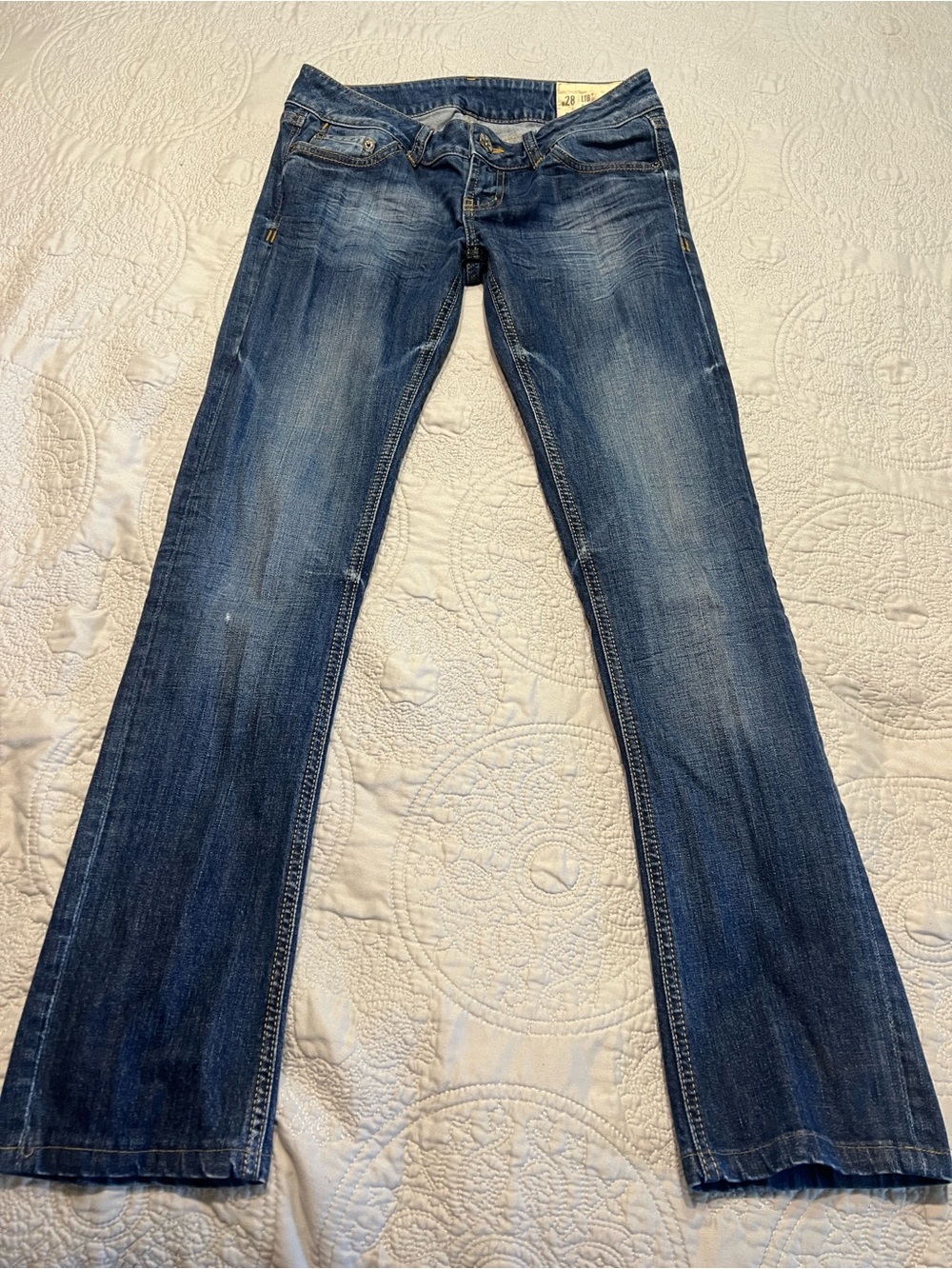 Women's Boot-Cut Jeans in Dark Faded Blue